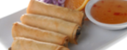 Vegetarian Spring Rolls (4 pieces per serve)