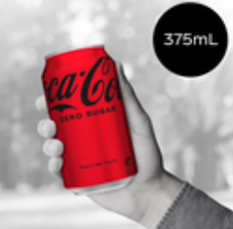 Coke No Sugar 375ml CAN