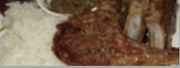 B.B.Q Lamb Cuttet ( Thai Marinate Sauce)